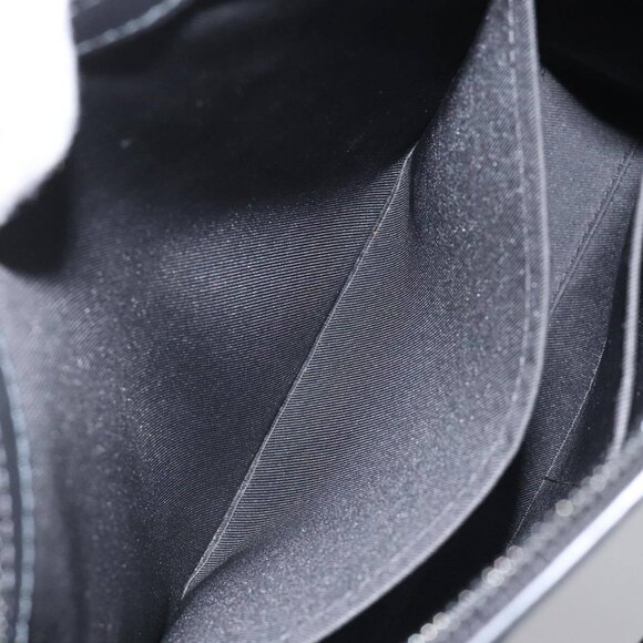 LOUIS VUITTON Monogram Taurillon Clemence Sac Plat Cloth Bag M21884 Auth PP196 - Picture 13 of 15